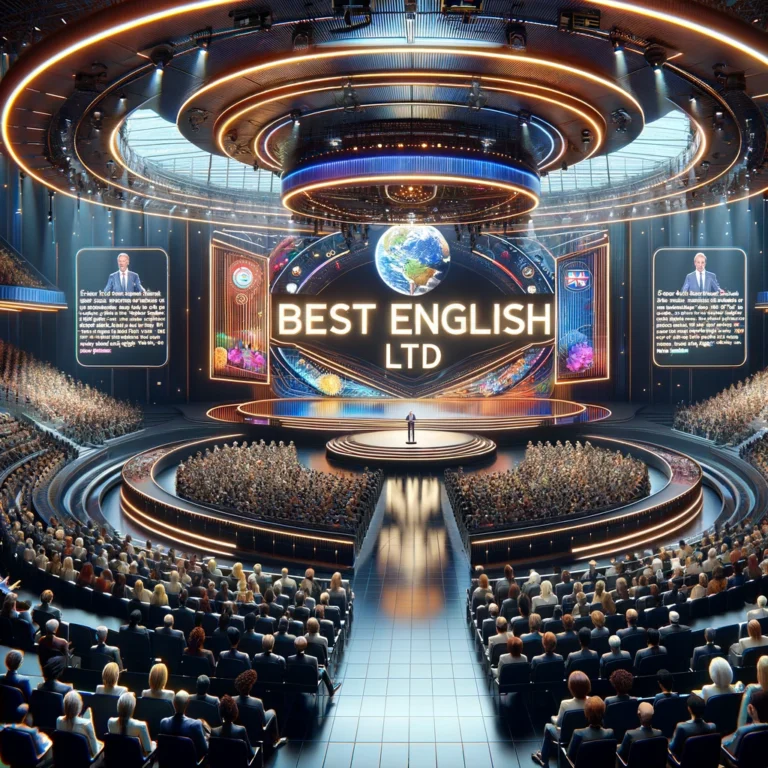 DALL·E 2024-04-25 15.51.54 - Create an ultra-realistic 3D HD image of a large-scale, expansive modern conference hall bustling with a large, diverse audience. The central focus is